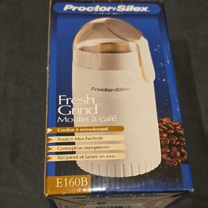 Proctor Silex White Coffee Grinder